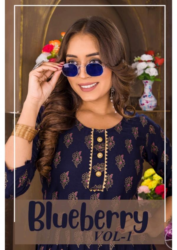 Blueberry Vol 1 Ethnic Wear Anarkali Kurti Collection